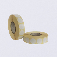 Этикетка полуглянец ПЛГ круглая (любой диаметр на заказ)