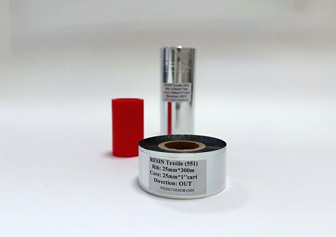 Риббон Resin Textile Silver (арт. 551) любой размер на заказ